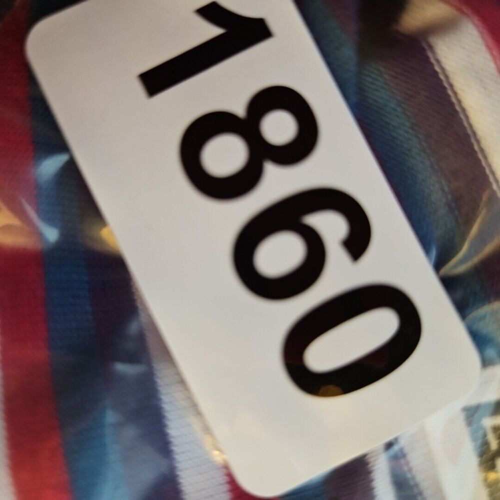 Basic Editions Women's Sz Small Stripe Top red blue white - Picture 7 of 8